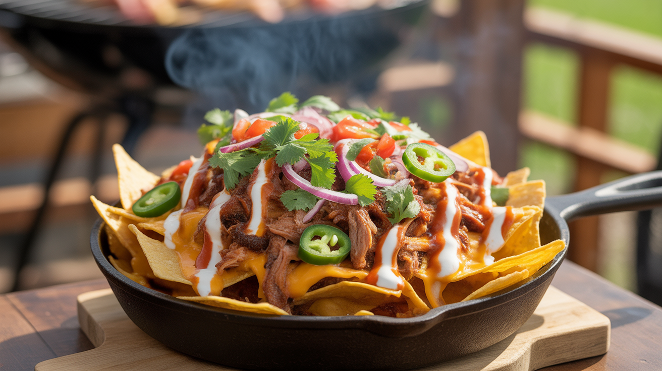 loaded nachos bbq