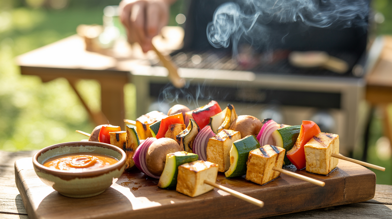 Tofu BBQ spiesen