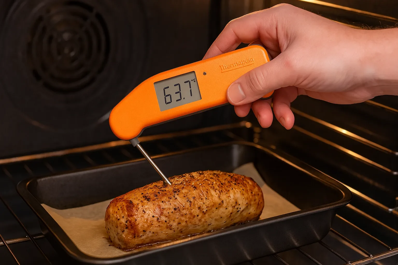 Kerntemperatuur oven varkenshaas