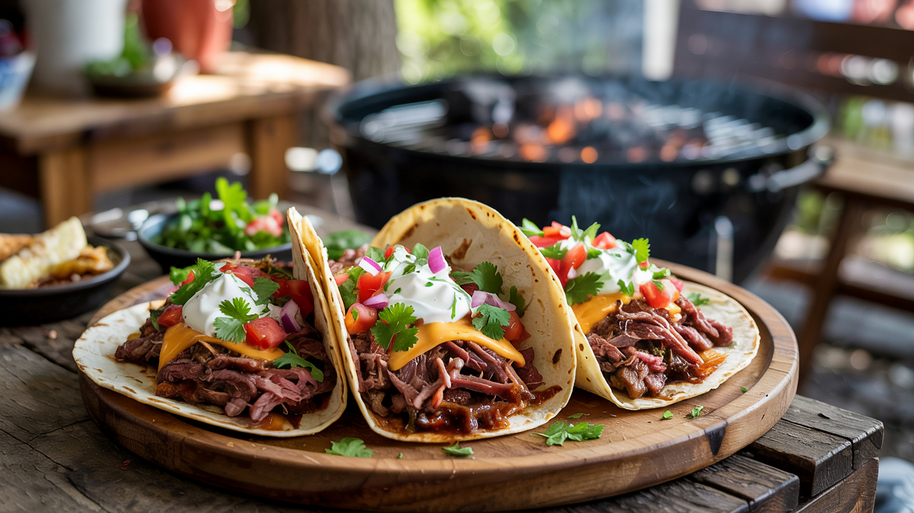 pulled beef taco
