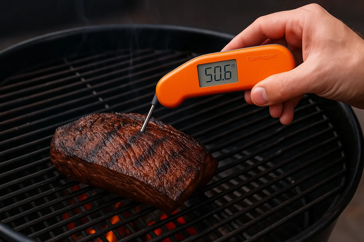 Bavette BBQ kerntemperatuur