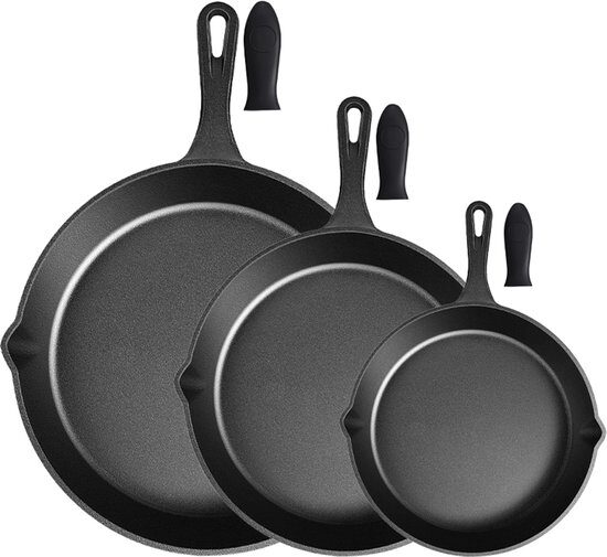 Castex Gietijzeren Pan Tri-Set