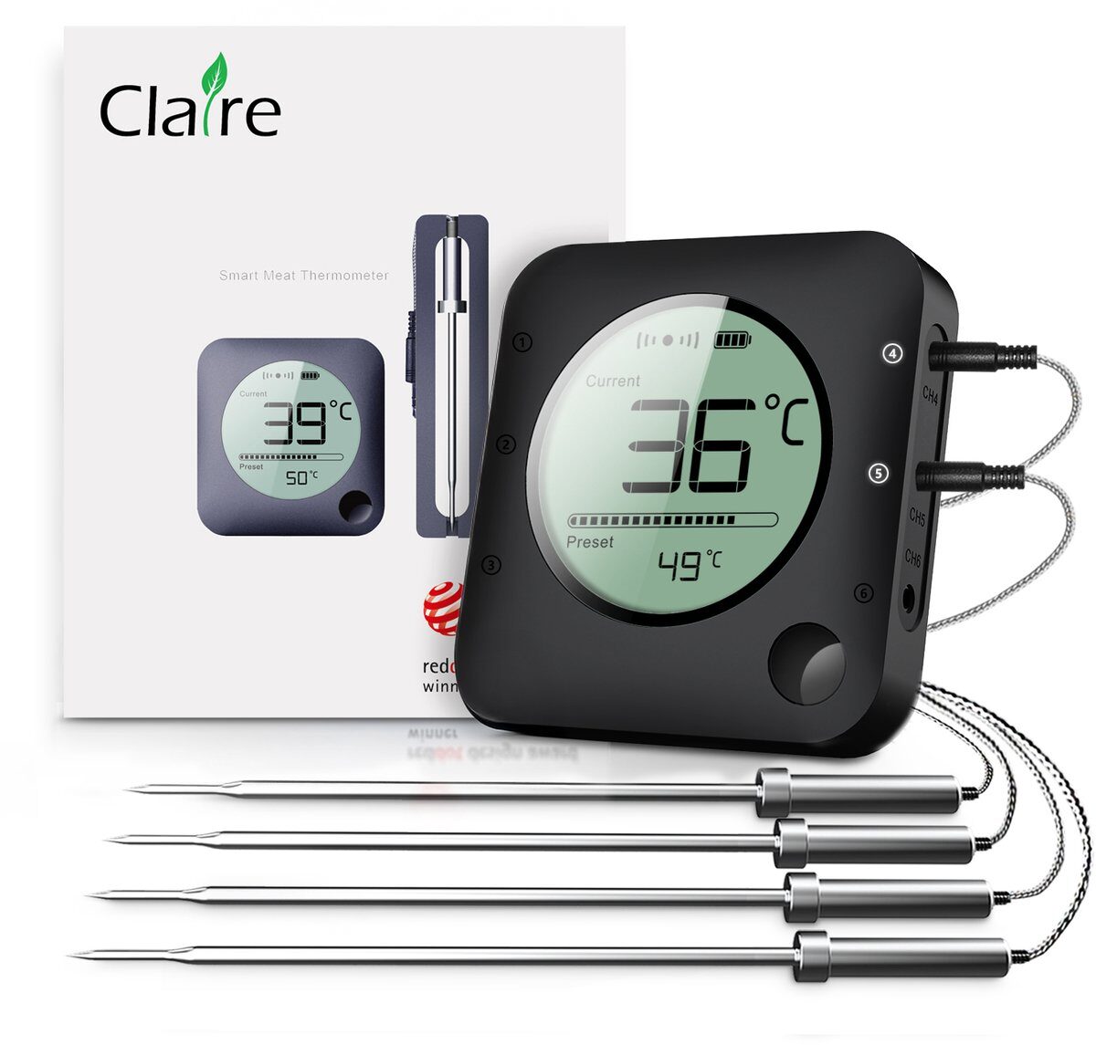 Claire BBQ thermometer