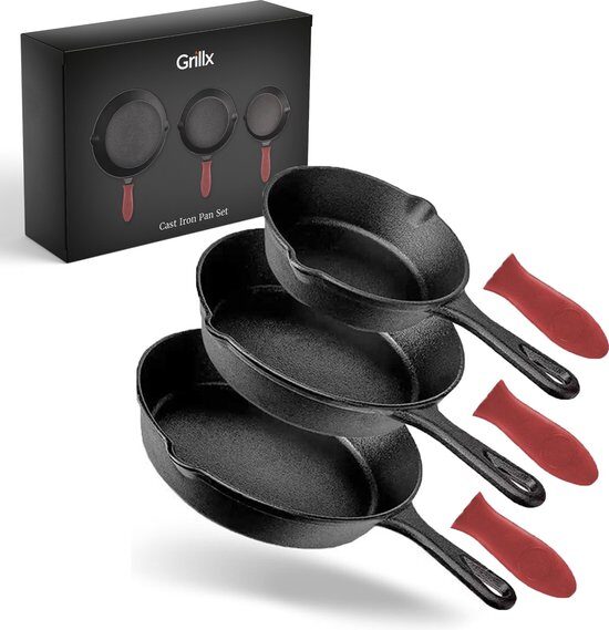 Grillx gietijzeren pannenset