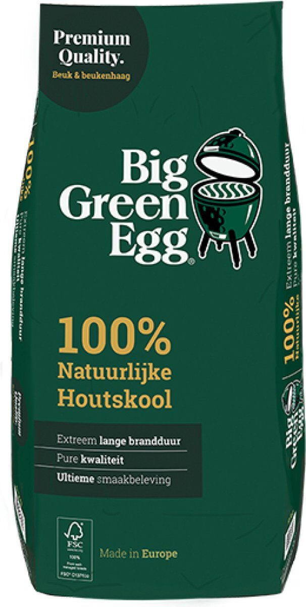 Green egg houtskool zak 9kg