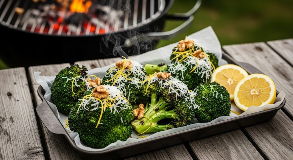 broccoli op de BBQ