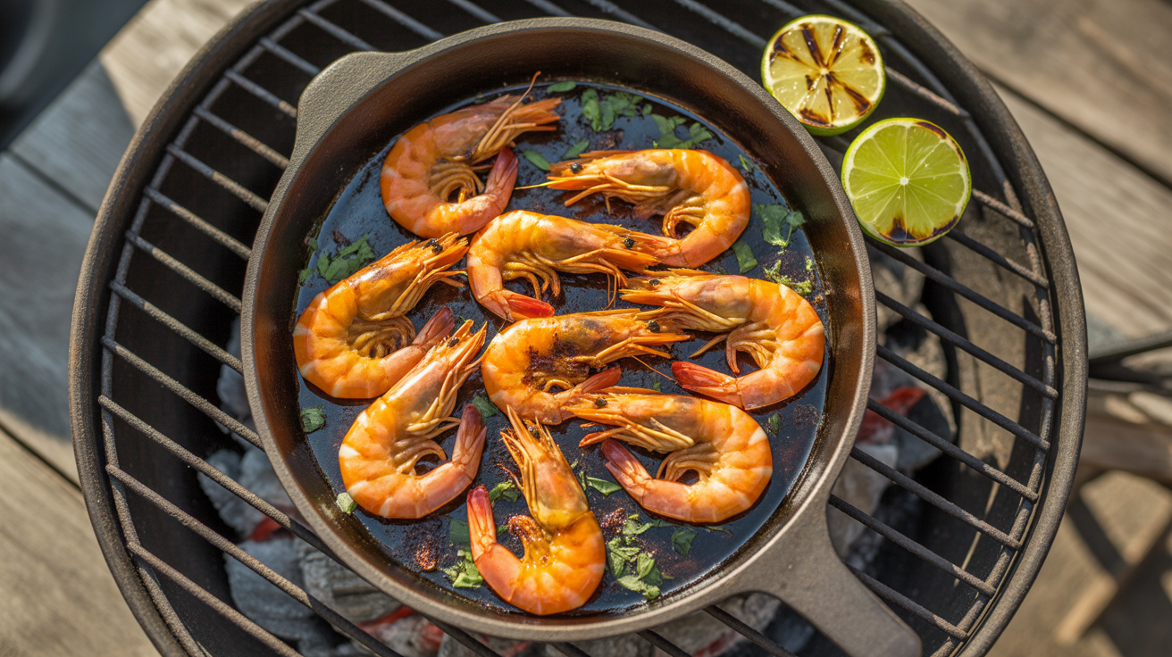 chili garnalen bbq