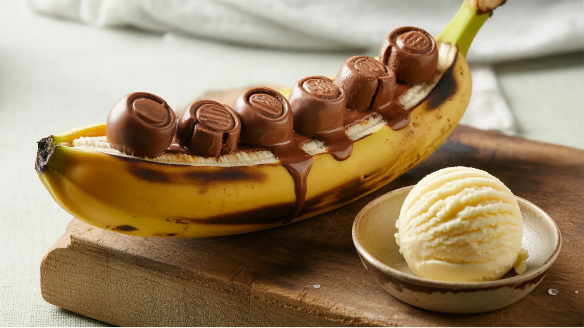 Banaan met Rolo BBQ