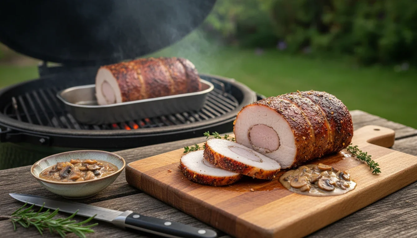 Rollade BBQ Kamado