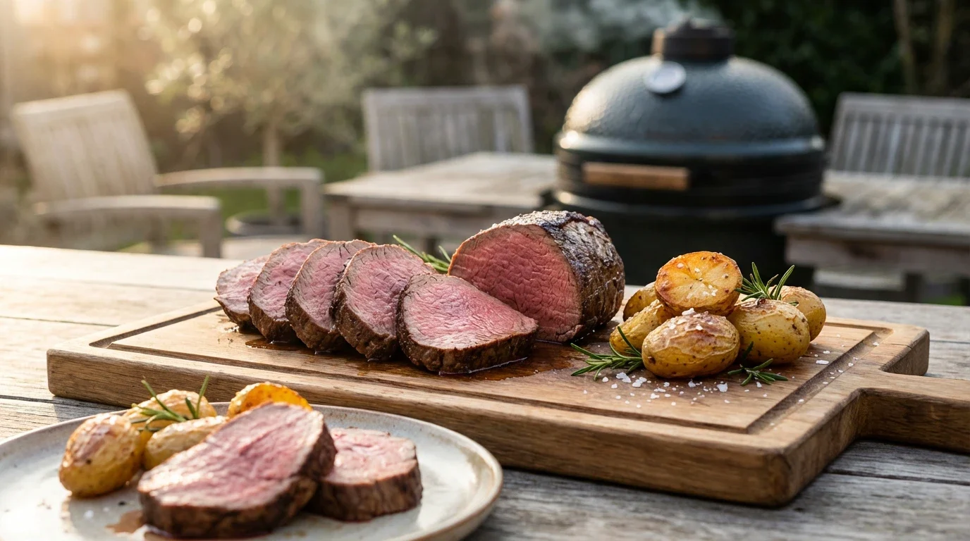 Chateaubriand BBQ met krieltjes en kruidenboter