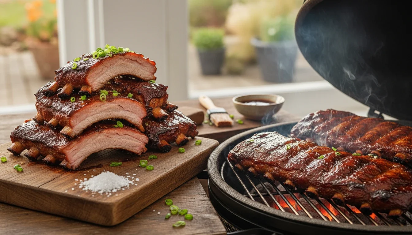 Spareribs Kamado Snel