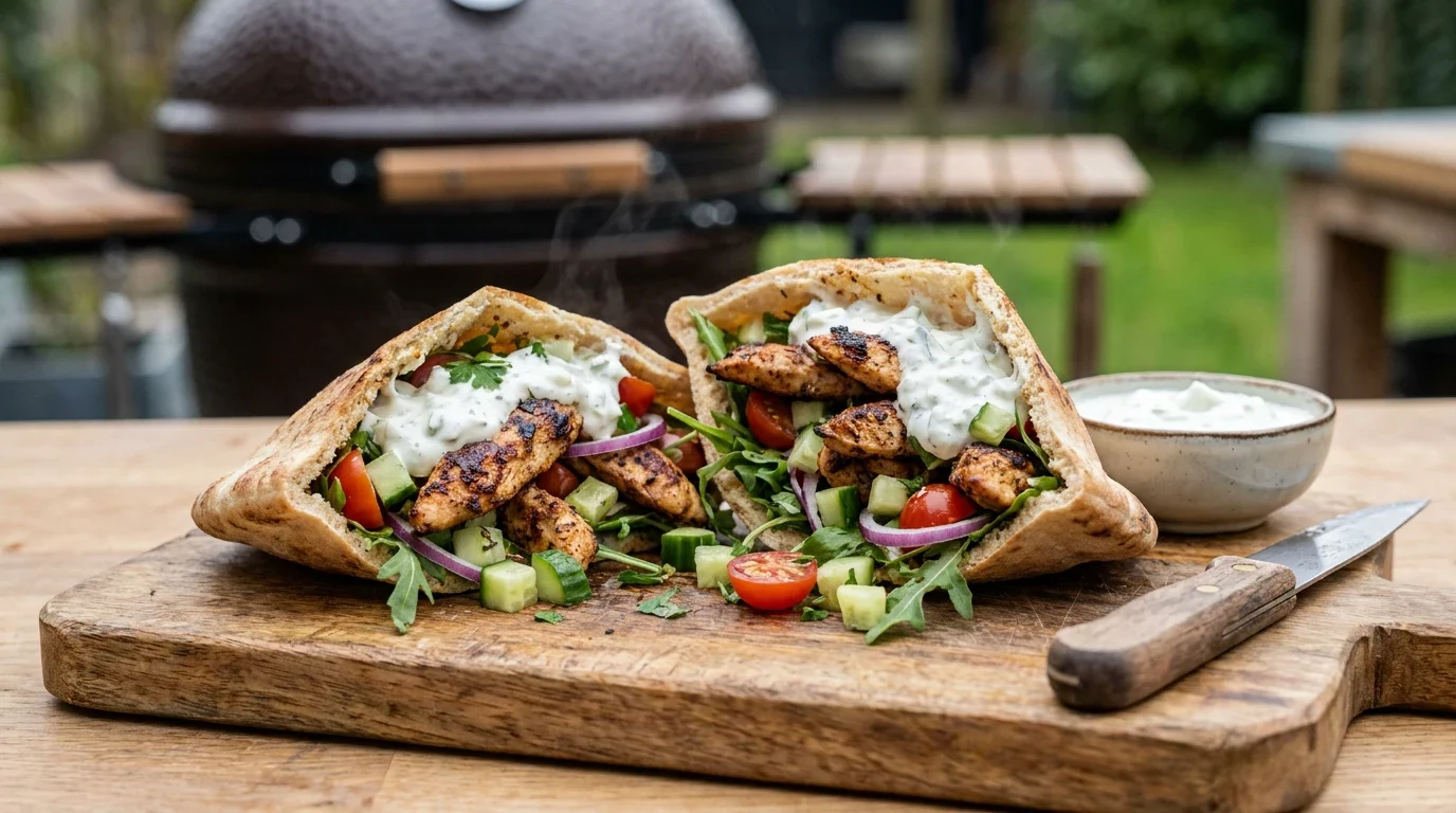 Kip pita BBQ